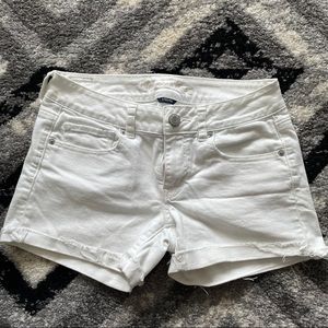 AE White Jean Shorts
